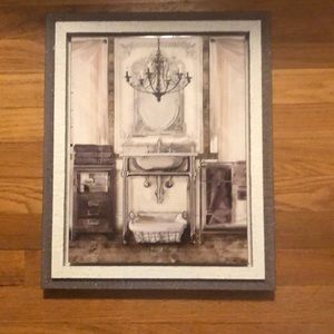 Framed Bathroom Wall Art